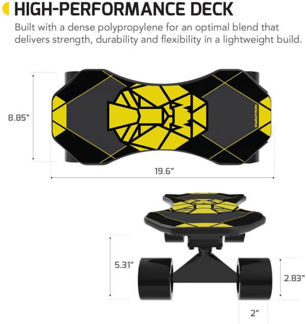 Swagtron Swagskate NG3 Dimension